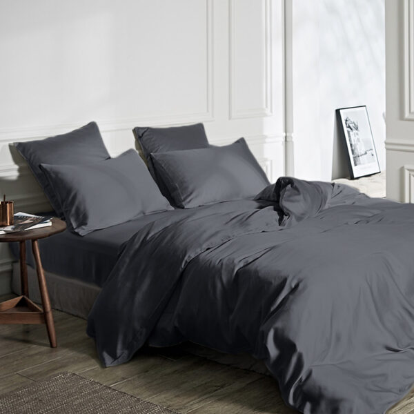 100% Bamboo Antraciet 240 x 200/220 - Afbeelding 2