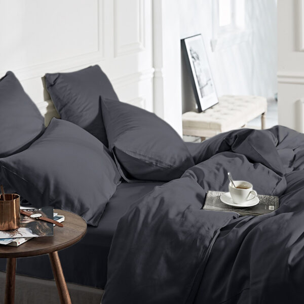 100% Bamboo Antraciet 240 x 200/220 - Afbeelding 3