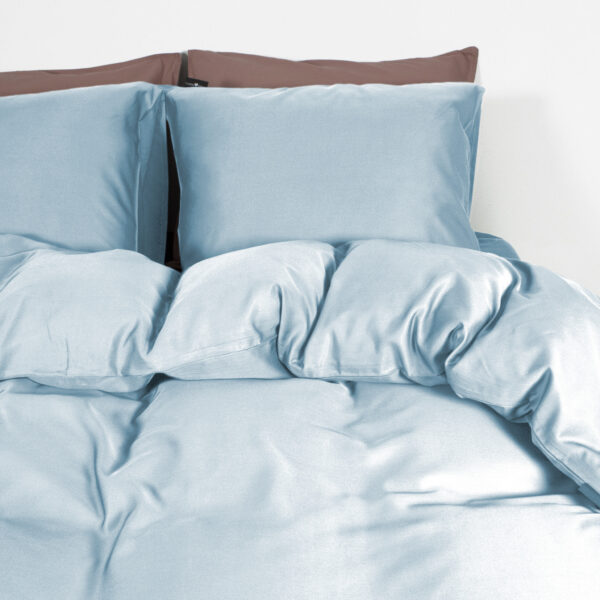 100% Bamboo Blauw 200 x 200/220 - Afbeelding 4