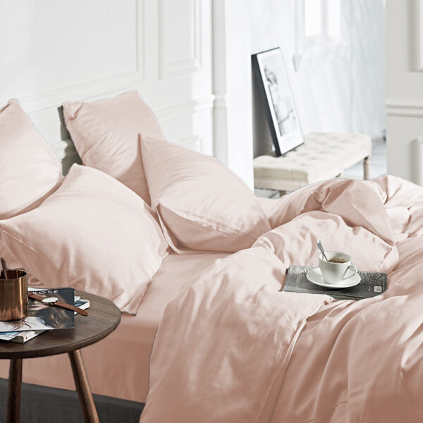 100% Bamboo Blush Roze 140 x 200/220 - Afbeelding 2