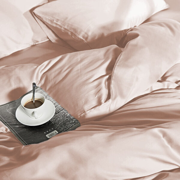 100% Bamboo Blush Roze 140 x 200/220 - Afbeelding 3