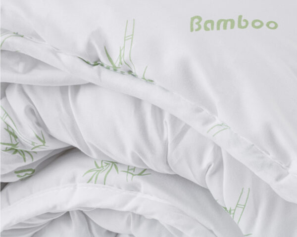 Bali Bamboe Touch Dekbed Wit 140 x 200 - Afbeelding 5