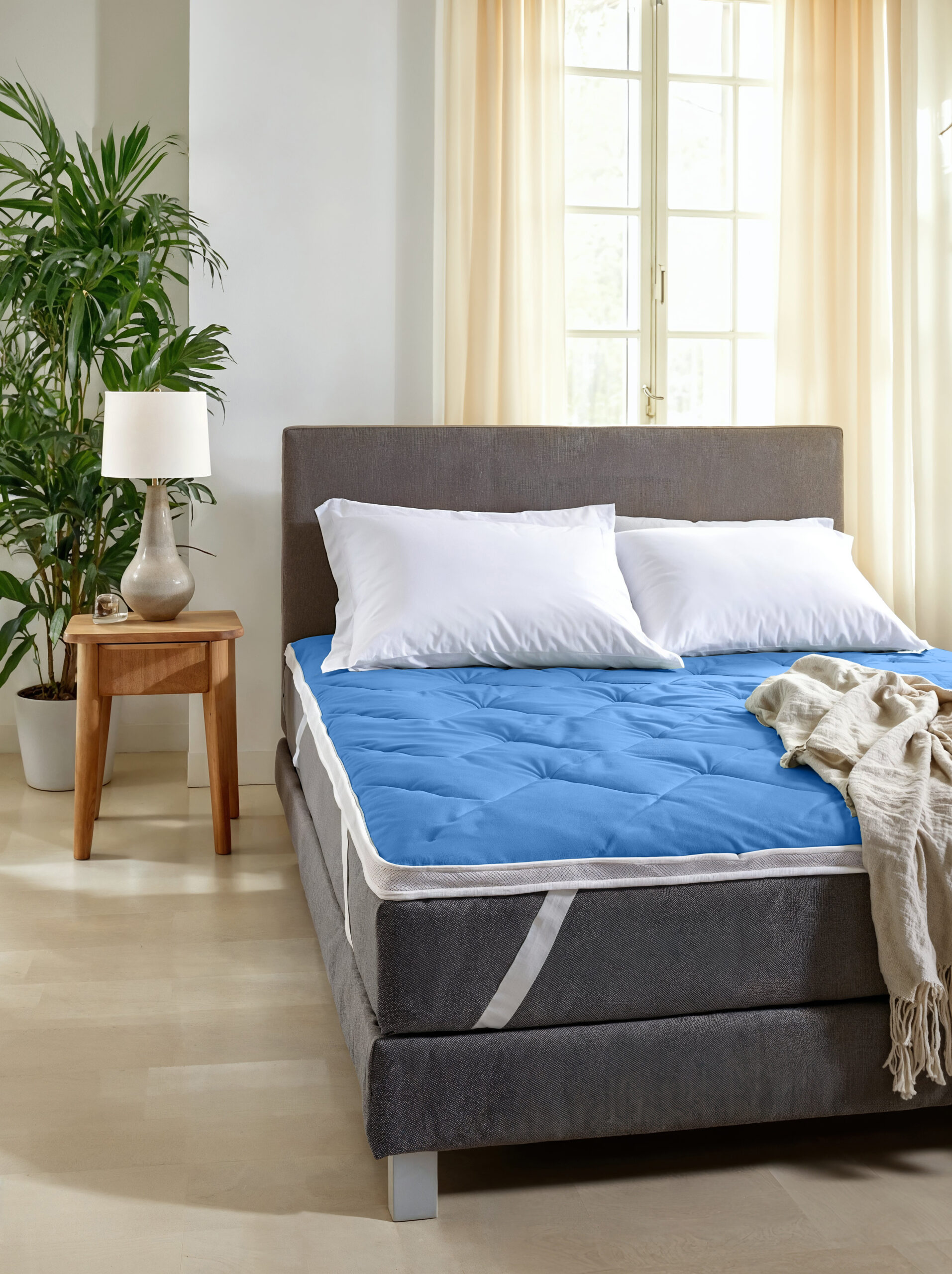 Blue Cell Verkoelende Topper Wit 80 x 200