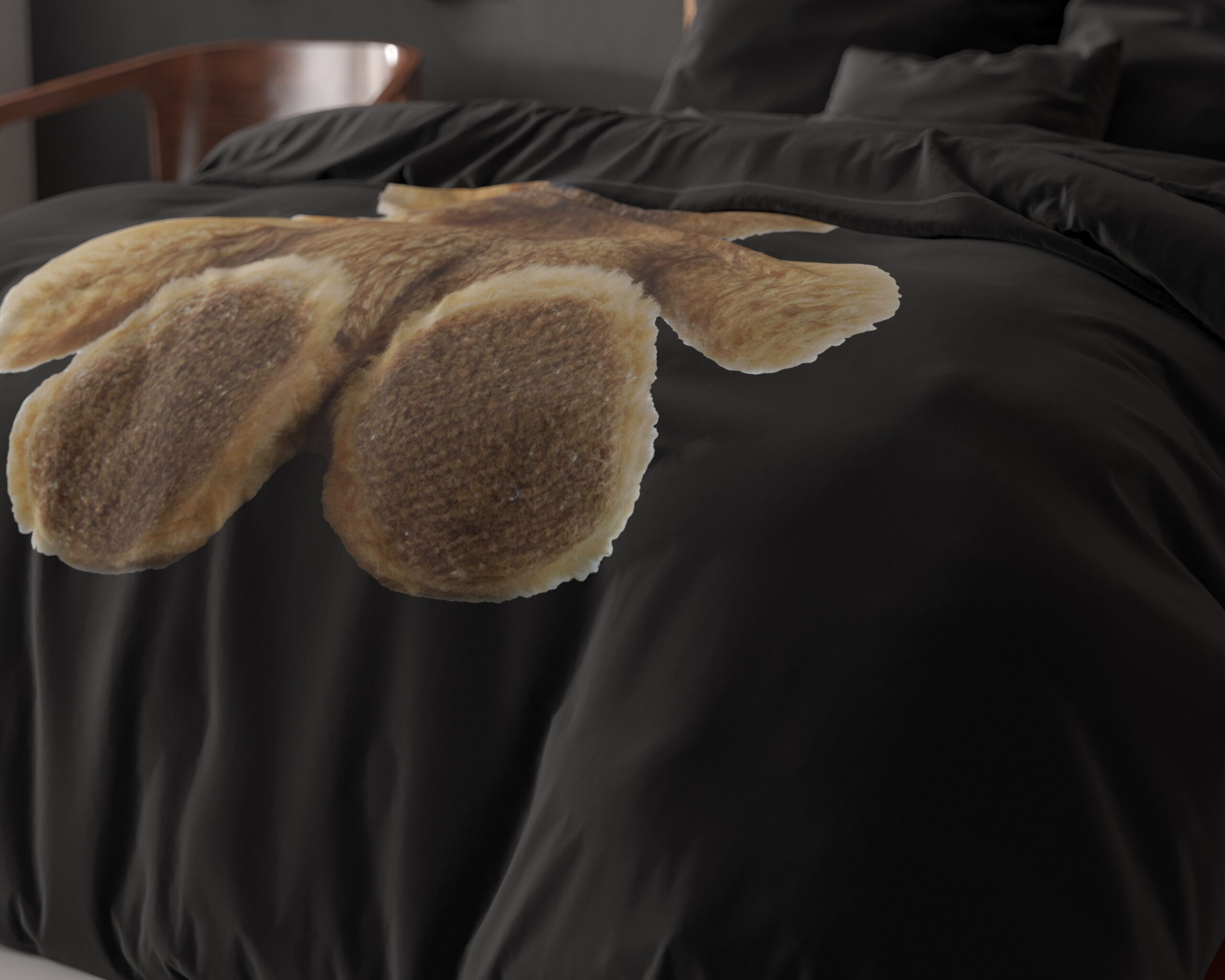 Brave Teddy Zwart 200 x 200/220 - Afbeelding 4