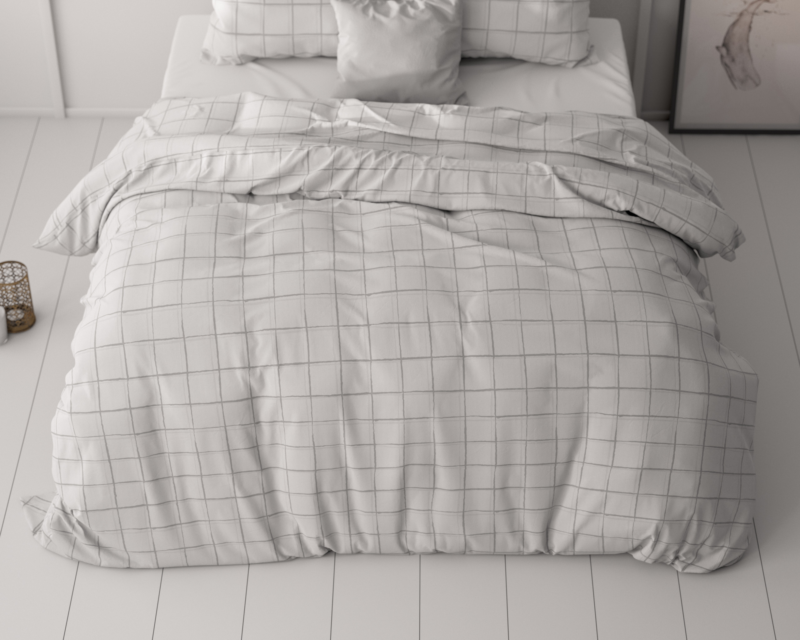 Check it Grijs 200 x 220 - Afbeelding 4