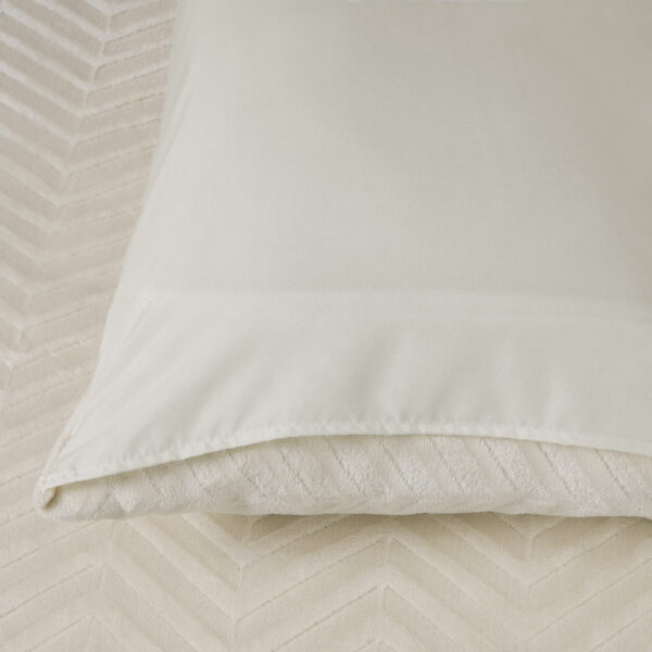 Chevron Teddy Créme 200 x 200/220 - Afbeelding 5