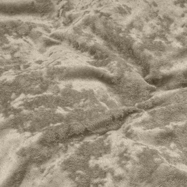 Crushed velvet Grijs/Taupe 140 x 200/220 - Afbeelding 3