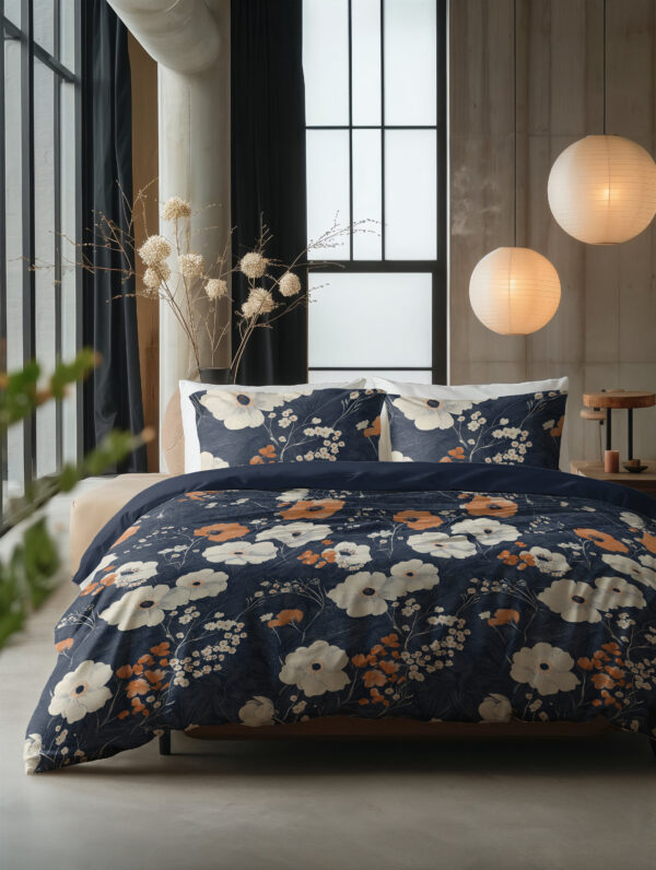 DD Flora Blauw 140 x 220 - Afbeelding 2