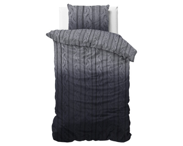 DH Flanel Dante Antraciet 140 x 220