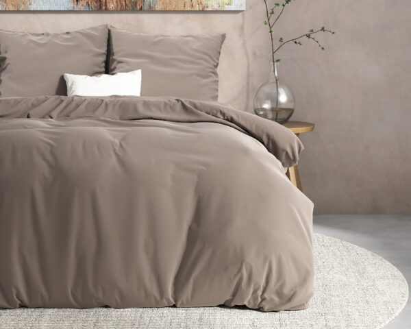 DH Flanel Mendez Taupe 200 x 200/220 - Afbeelding 3