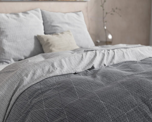 DH Flanel Quinn Antraciet 240 x 220 - Afbeelding 4