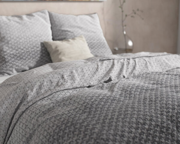 DH Flanel Tamar Grey 140 x 220 - Afbeelding 4
