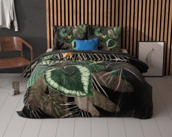 Dark leaves Groen 200 x 200/220 - Afbeelding 2