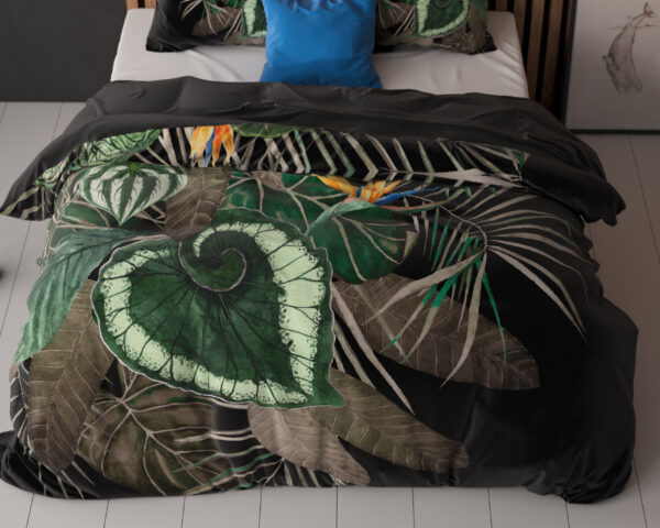 Dark leaves Groen 200 x 200/220 - Afbeelding 5