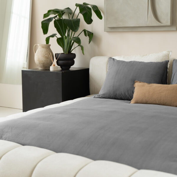 Denim Stone Washed Antraciet 140 x 220 - Afbeelding 4