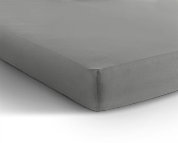 Dubbel Jersey 220 gr. Hoeslaken Grijs 140 x 200/220 - Afbeelding 5
