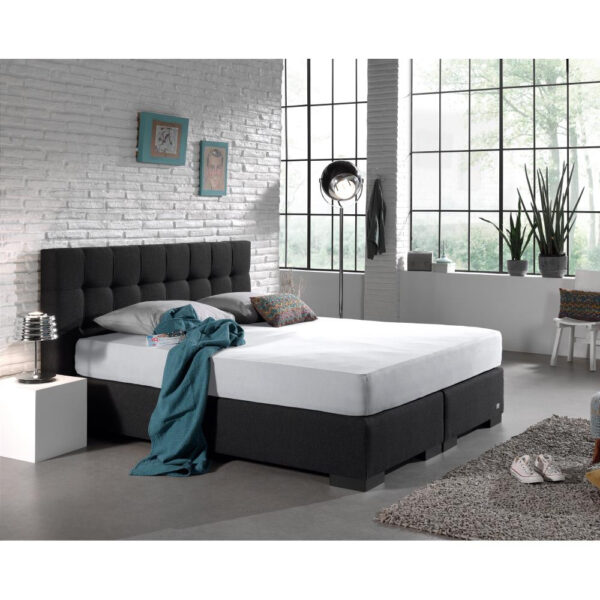 Dubbel Jersey 220 gr. Hoeslaken Wit 190/200 x 220/230 - Afbeelding 2