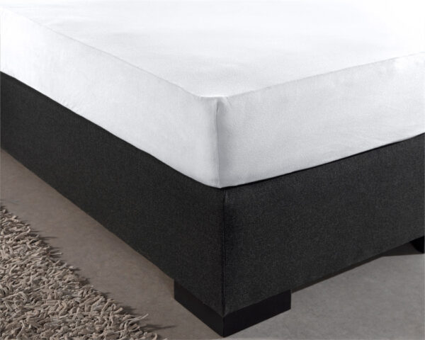 Dubbel Jersey 220 gr. Hoeslaken Wit 190/200 x 220/230 - Afbeelding 5