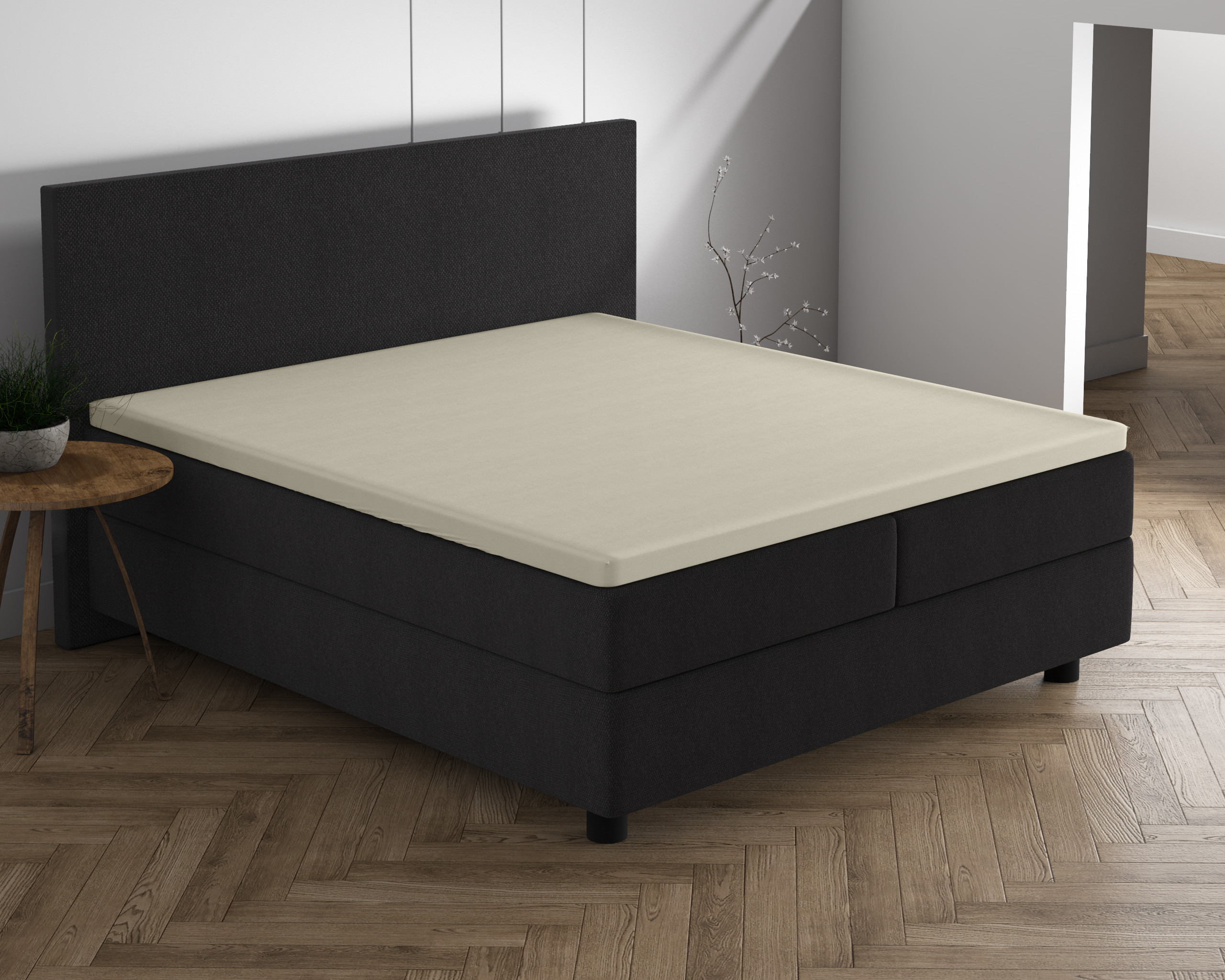 Dubbel Jersey 220 gr. Topper Hoeslaken Creme 140 x 200/220