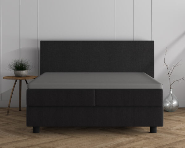 Dubbel Jersey 220 gr. Topper Hoeslaken Grijs 80/90 X 200/220 - Afbeelding 2