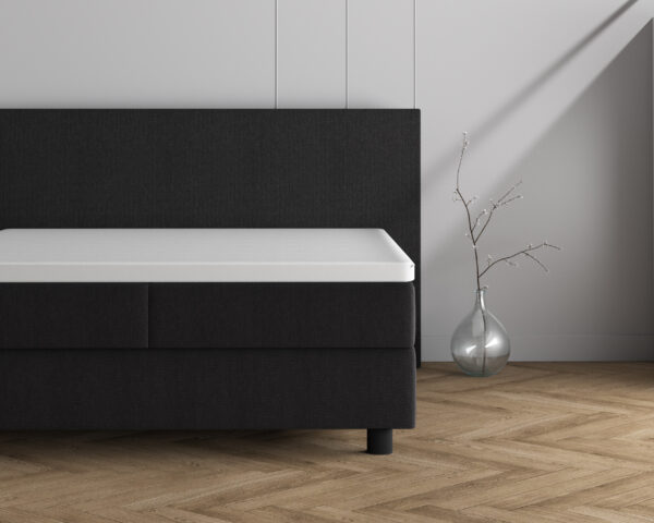 Dubbel Jersey 220 gr. Topper Hoeslaken Wit 190/200 x 220/230 - Afbeelding 2
