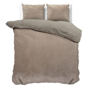 EMSA Velvet uni Taupe 240 x 200/220