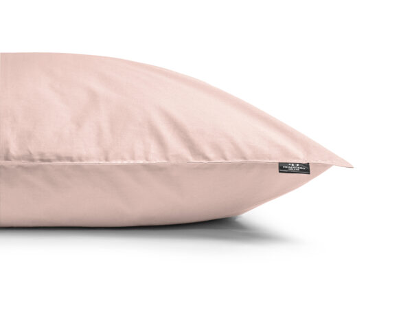 Egyptisch Katoen Uni Dekbedovertrek Roze 135 x 200 - Afbeelding 4