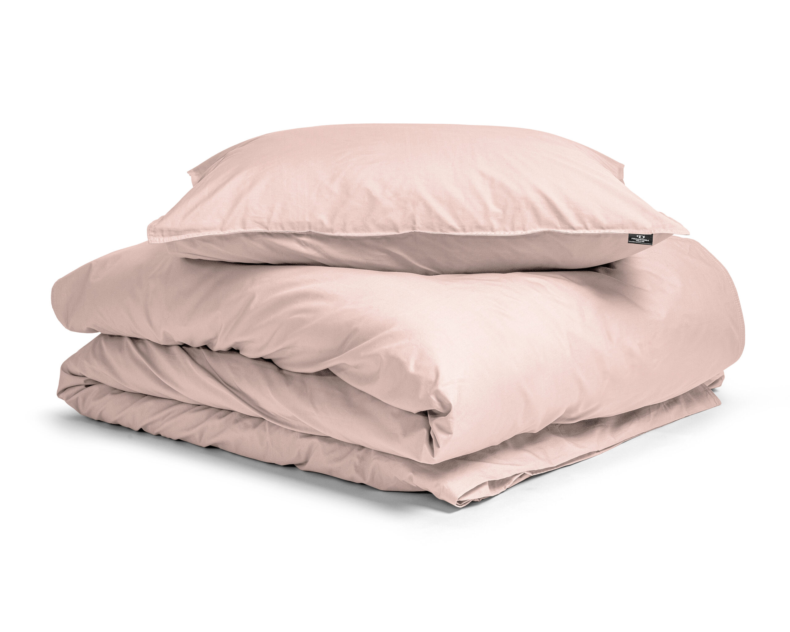 Egyptisch Katoen Uni Dekbedovertrek Roze 135 x 200