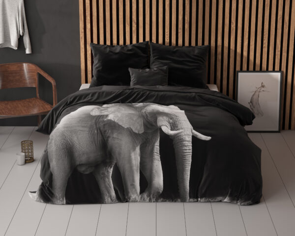 Elephant Zwart 200 x 200/220 - Afbeelding 2