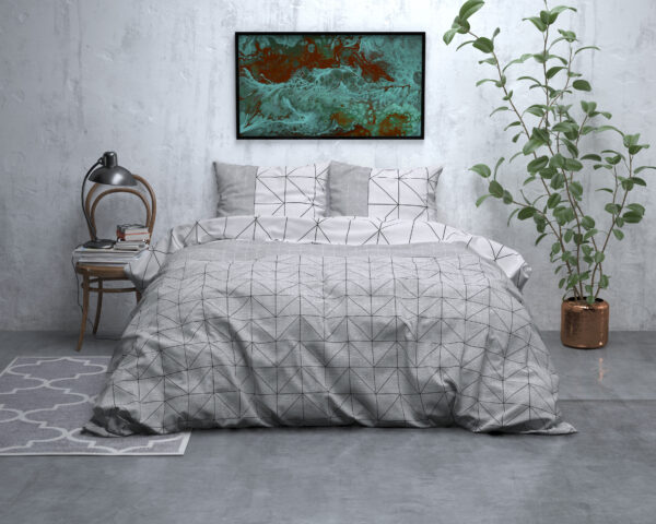 Flanel Gino Grijs 140 x 200/220 - Afbeelding 5