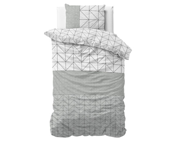 Flanel Gino Grijs 140 x 200/220