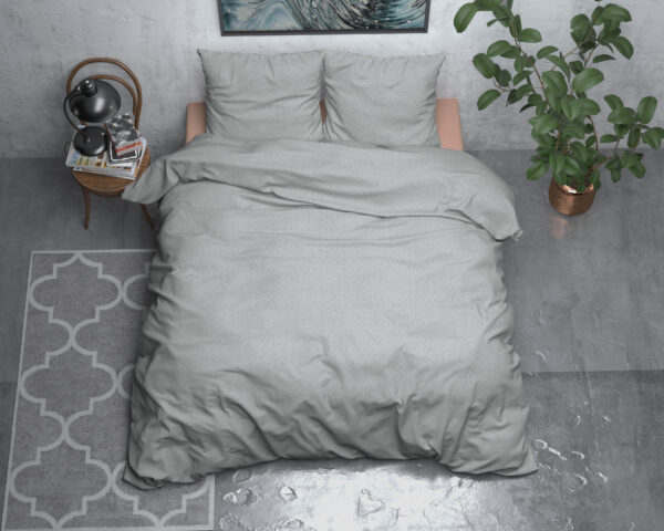 Flanel Jason Grijs 240 x 200/220 - Afbeelding 2