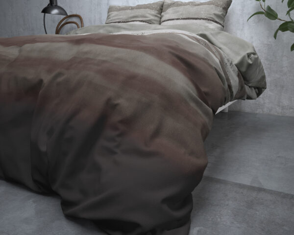 Flanel Marcus Taupe 240 x 200/220 - Afbeelding 4