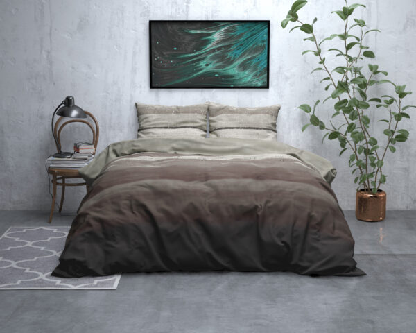 Flanel Marcus Taupe 240 x 200/220 - Afbeelding 5