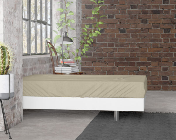 Flanel Premium Hoeslaken Taupe 40 x 80 - Afbeelding 4