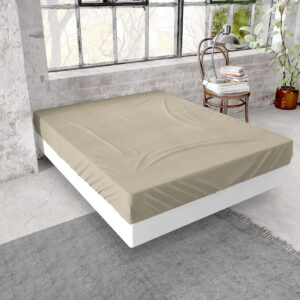 Flanel Premium Hoeslaken Taupe 40 x 80