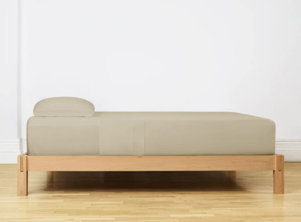 Flanel Premium Laken Taupe 150 x 250 - Afbeelding 4