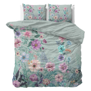 Flore Blauw 240 x 200/220