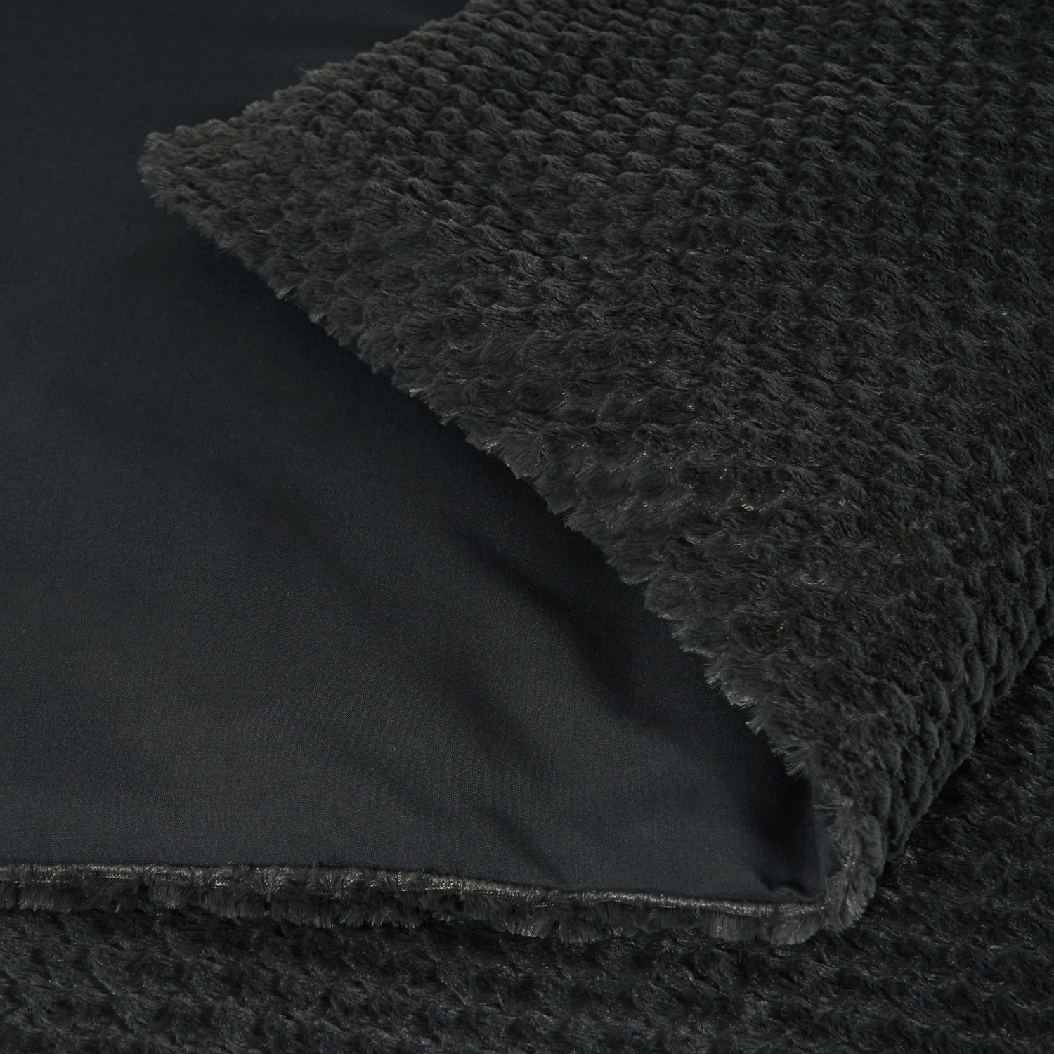 Fur Teddy Antraciet 140 x 200/220 - Afbeelding 2