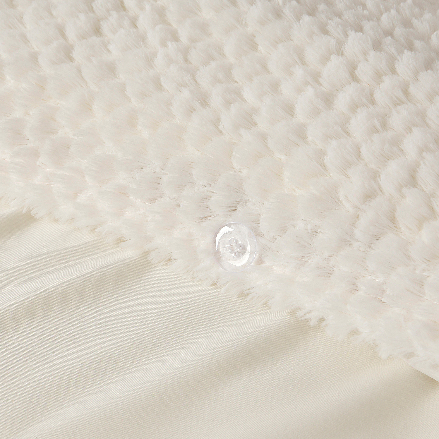 Fur Teddy Beige 140 x 200/220 - Afbeelding 3