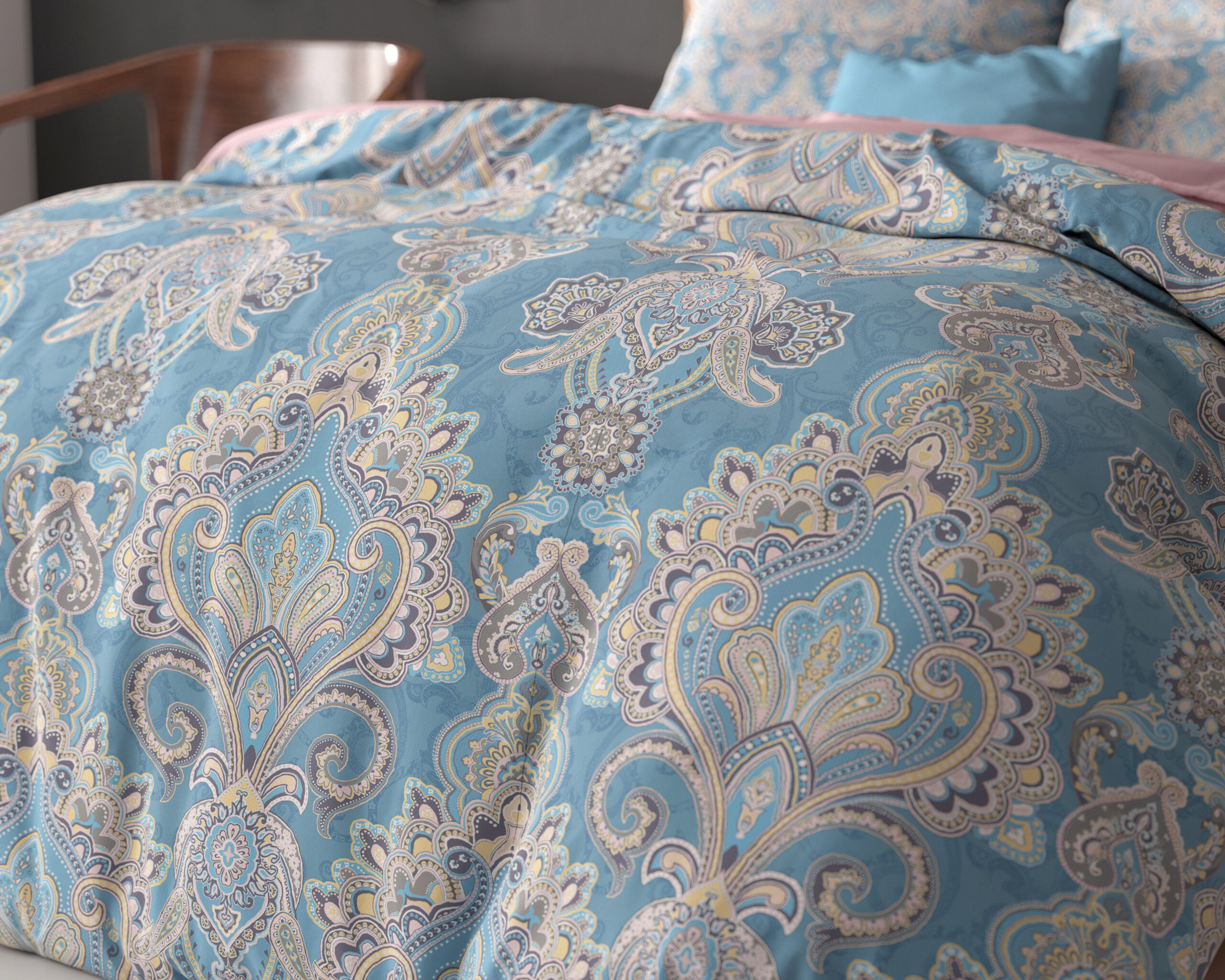 Giselle Blauw 140 x 200/220 - Afbeelding 4