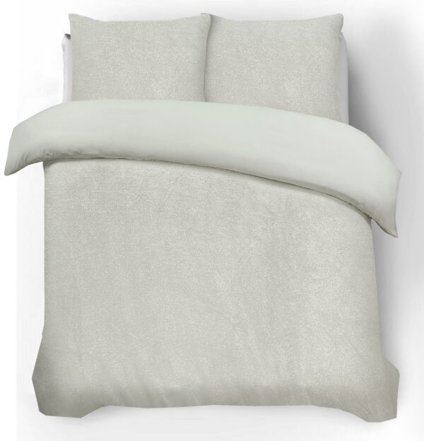 Glamour Flanel Deco Foil Creme 140 x 200/220 - Afbeelding 2