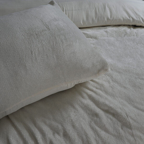 Glamour Flanel Deco Foil Creme 200 x 200/220 - Afbeelding 5