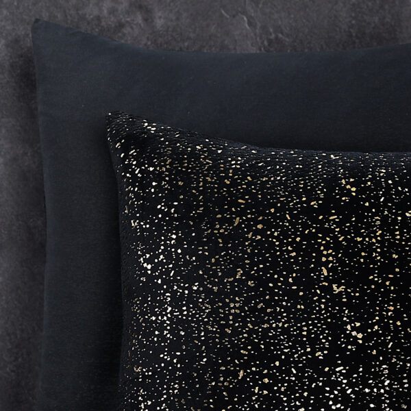 Glamour Flanel Sprankle Foil Zwart 240 x 200/220 - Afbeelding 4