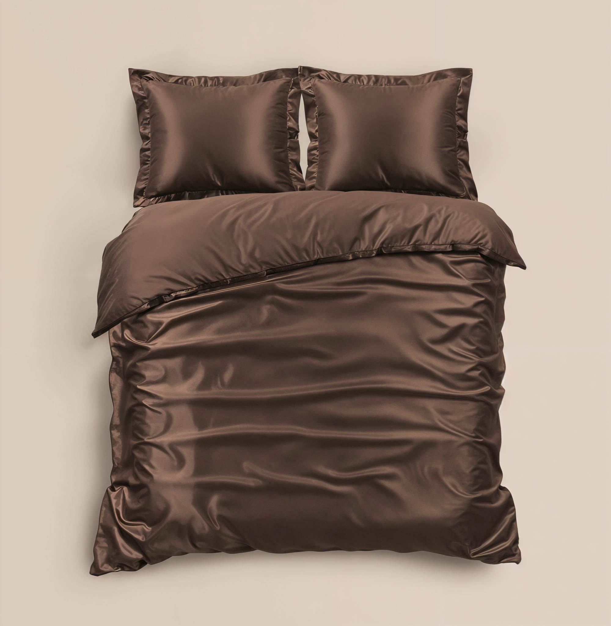 Glossy Bruin 140 x 220 - Afbeelding 2