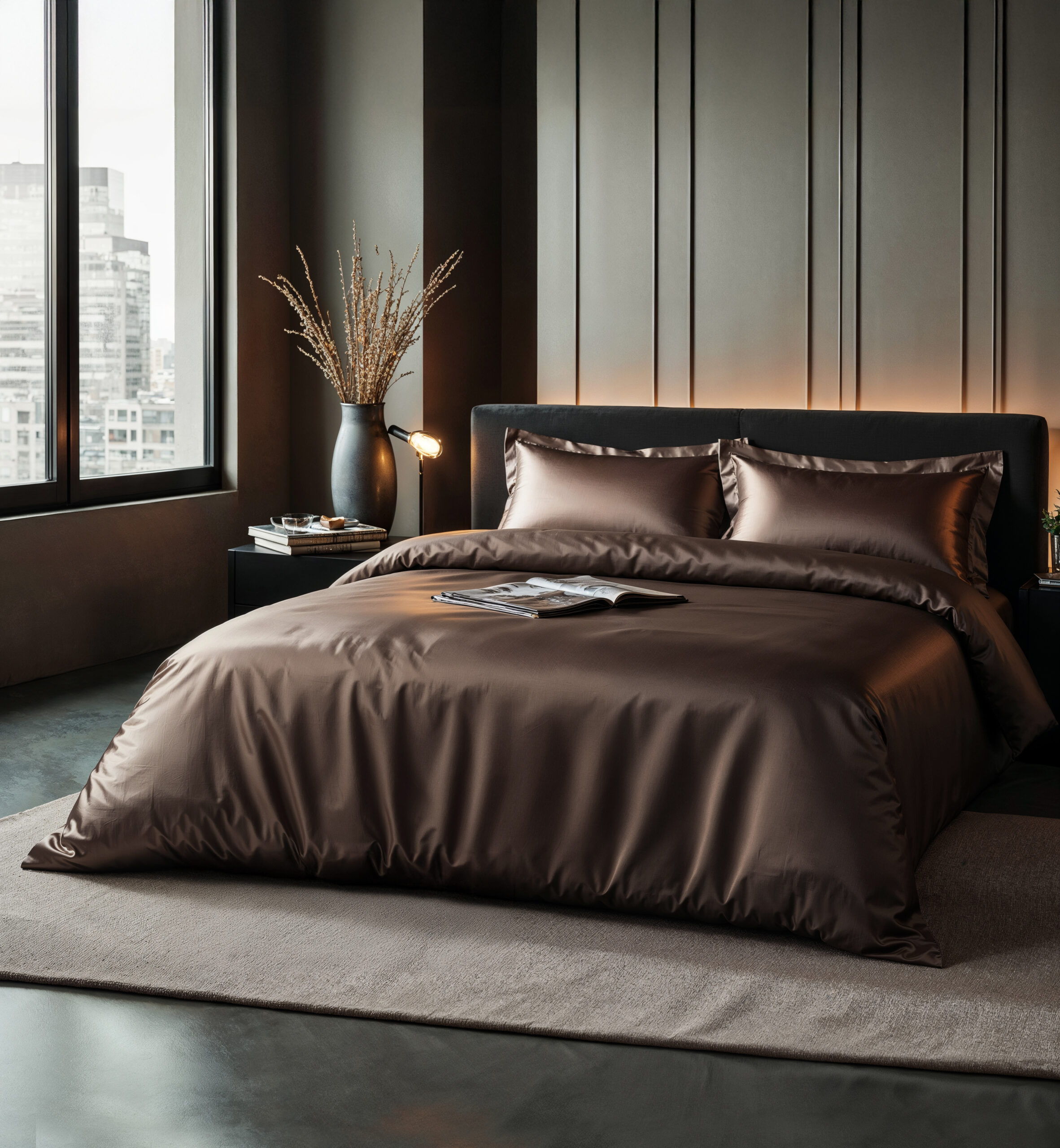 Glossy Bruin 240 x 220 - Afbeelding 2