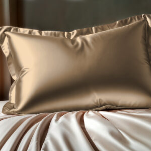 Glossy Taupe Kussensloop 60 x 70