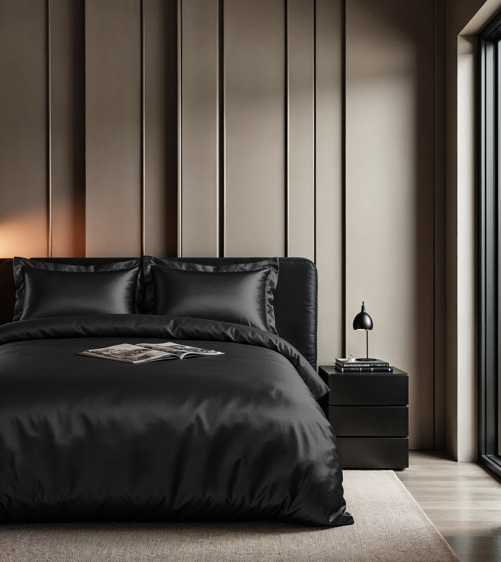 Glossy Zwart 200 x 220 - Afbeelding 3