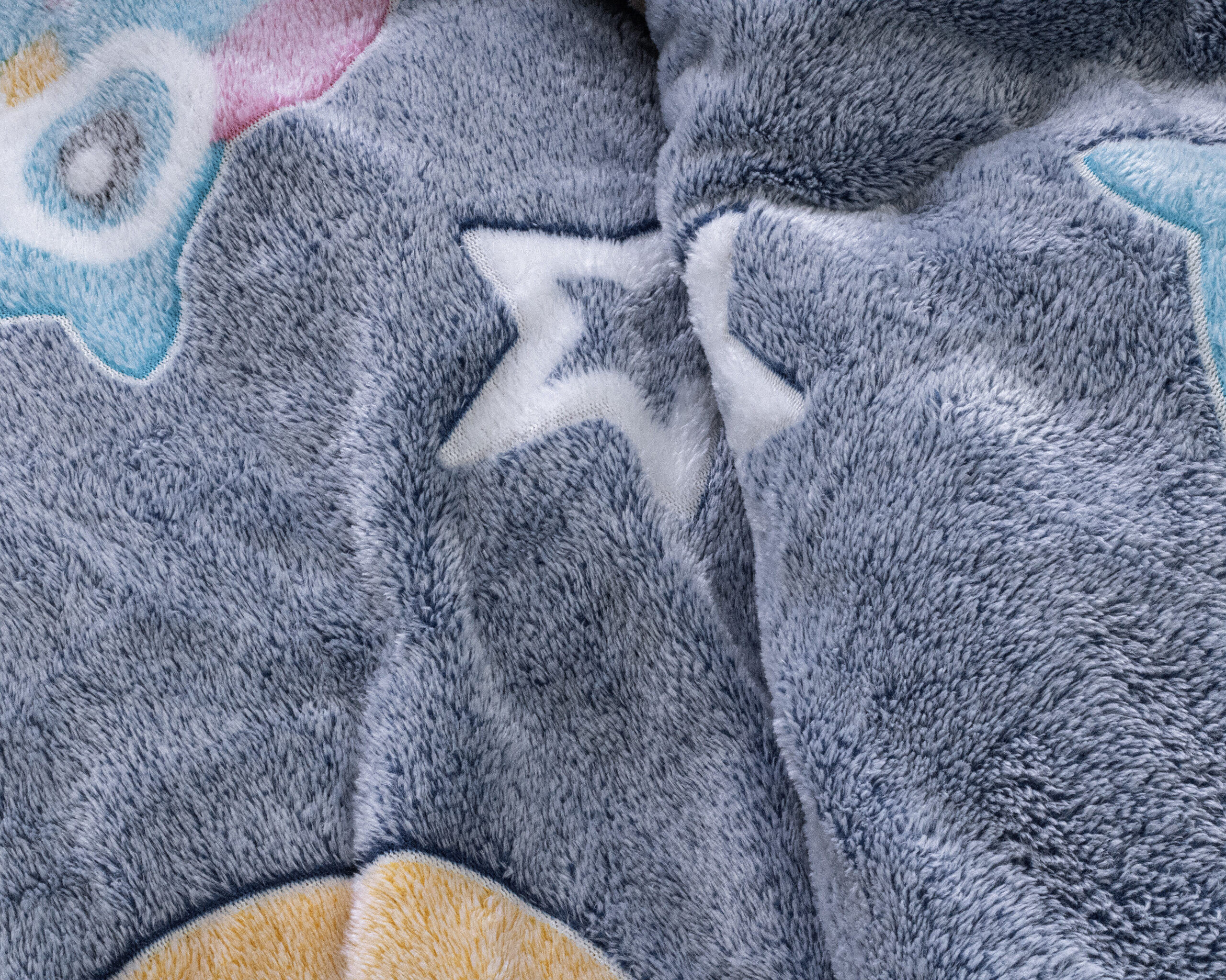 Glow in the dark Night Owl Blauw 140 x 220 - Afbeelding 5