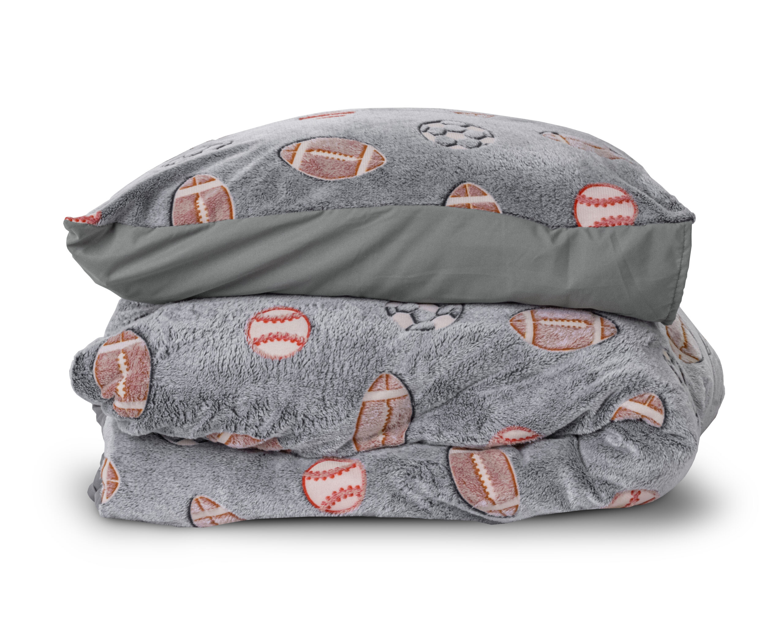 Glow in the dark Sport Grijs 140 x 220 - Afbeelding 5